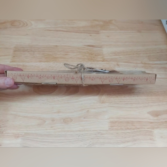 New Rae Dunn Cat Love Paw Christmas ornaments 3 pack Ceramic - Picture 4 of 5